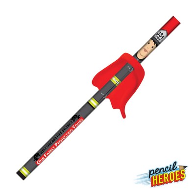 Pencil Heroes® Hometown Series Female w/Cape Pencil