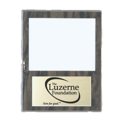 Walnut Finish Wood Slide-In Photo Plaque