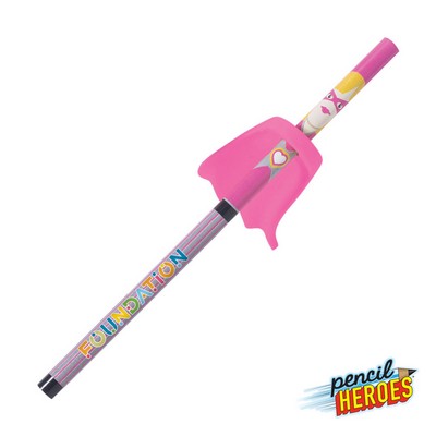 Pencil Heroes® Superhero Series Female w/Cape Pencil