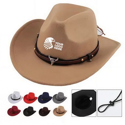 Retro Western Cowboy Felt Hat