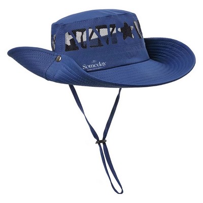 UV Protection Wide Brim Bucket Hat